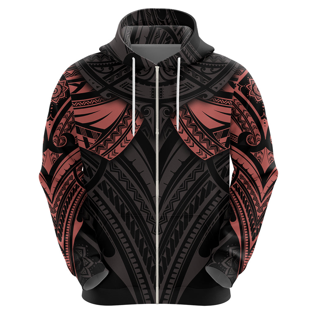 Feminine Polynesian Hoodie Mandala Tattoo Style - Wonder Print Shop