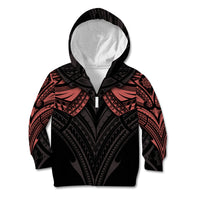 Feminine Polynesian Kid Hoodie Mandala Tattoo Style - Wonder Print Shop
