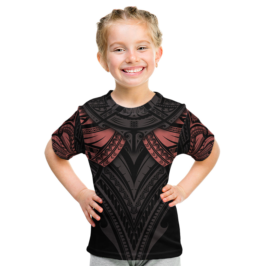 Feminine Polynesian Kid T Shirt Mandala Tattoo Style - Wonder Print Shop