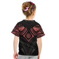 Feminine Polynesian Kid T Shirt Mandala Tattoo Style - Wonder Print Shop