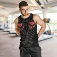 Feminine Polynesian Men Tank Top Mandala Tattoo Style - Wonder Print Shop