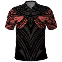 Feminine Polynesian Polo Shirt Mandala Tattoo Style - Wonder Print Shop