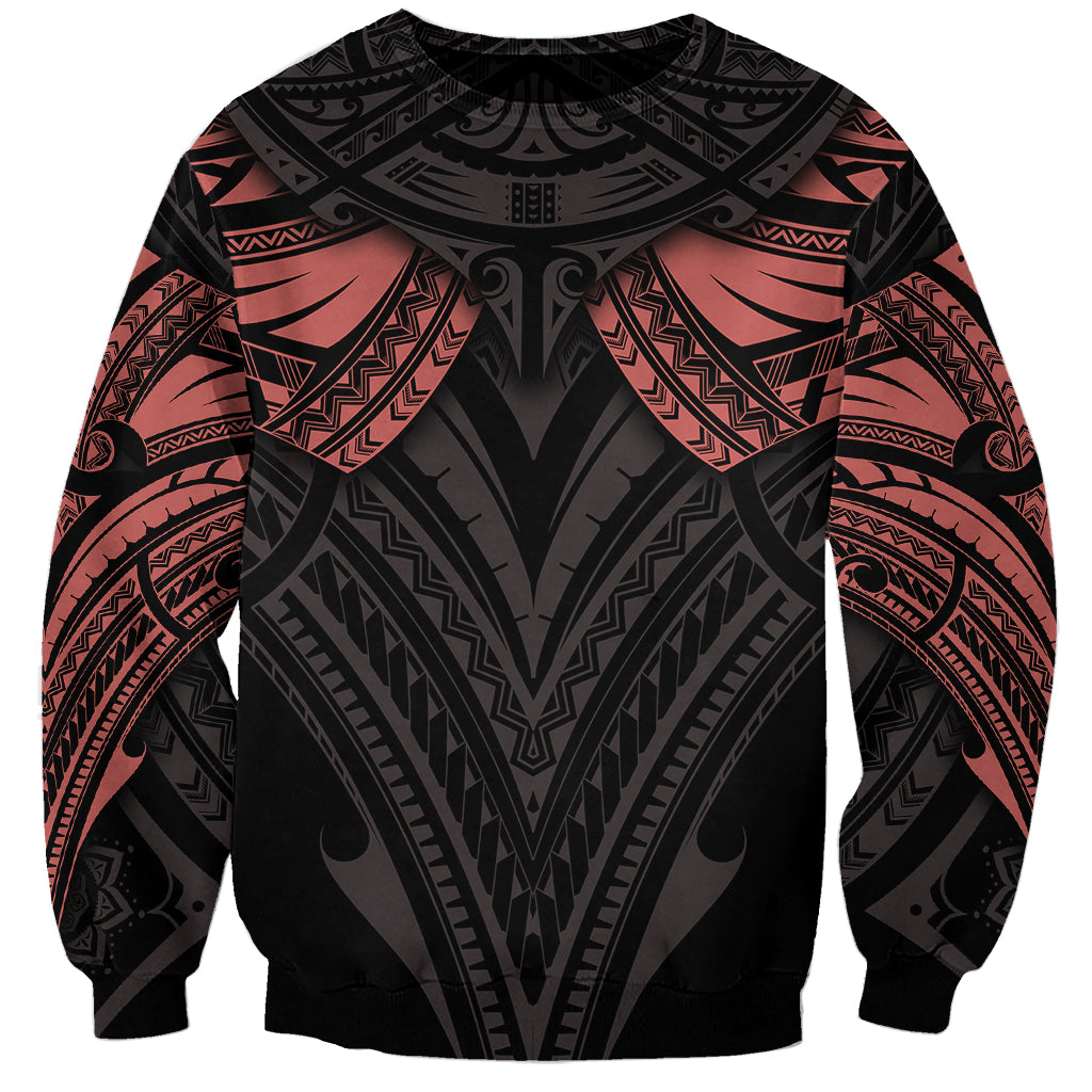 Feminine Polynesian Sweatshirt Mandala Tattoo Style - Wonder Print Shop