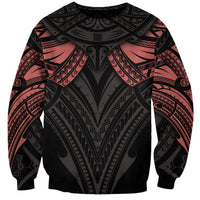 Feminine Polynesian Sweatshirt Mandala Tattoo Style - Wonder Print Shop