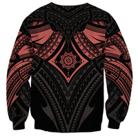 Feminine Polynesian Sweatshirt Mandala Tattoo Style - Wonder Print Shop