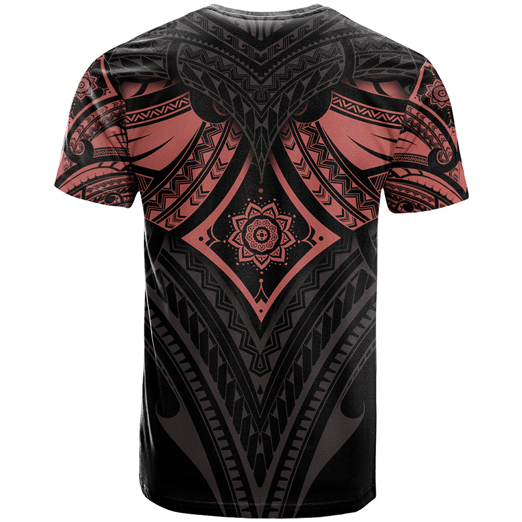 Feminine Polynesian T Shirt Mandala Tattoo Style - Wonder Print Shop
