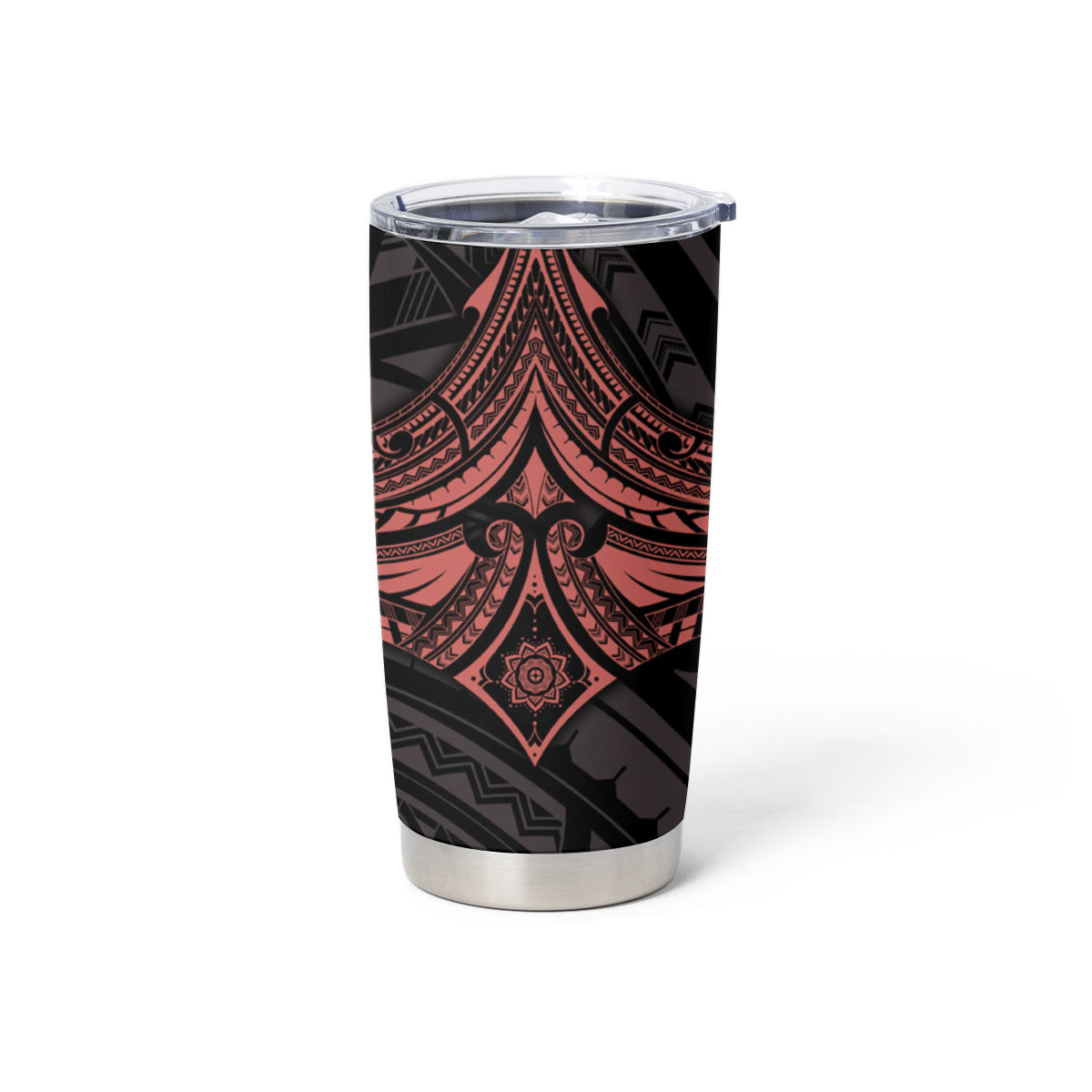 Feminine Polynesian Tumbler Cup Mandala Tattoo Style - Wonder Print Shop