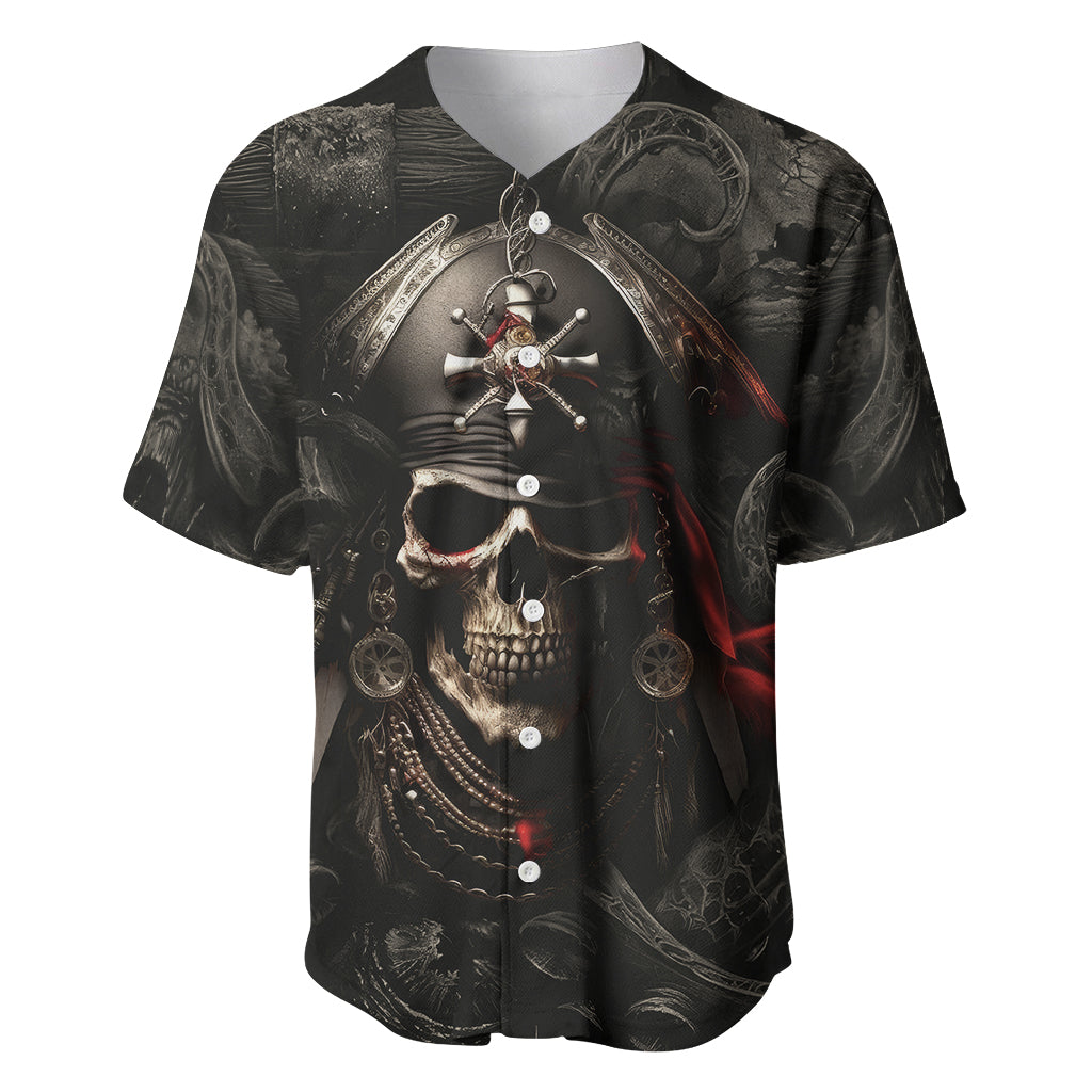 Work Like A Captain Play Like A Pirate Baseball Jersey - Wonder Print Shop