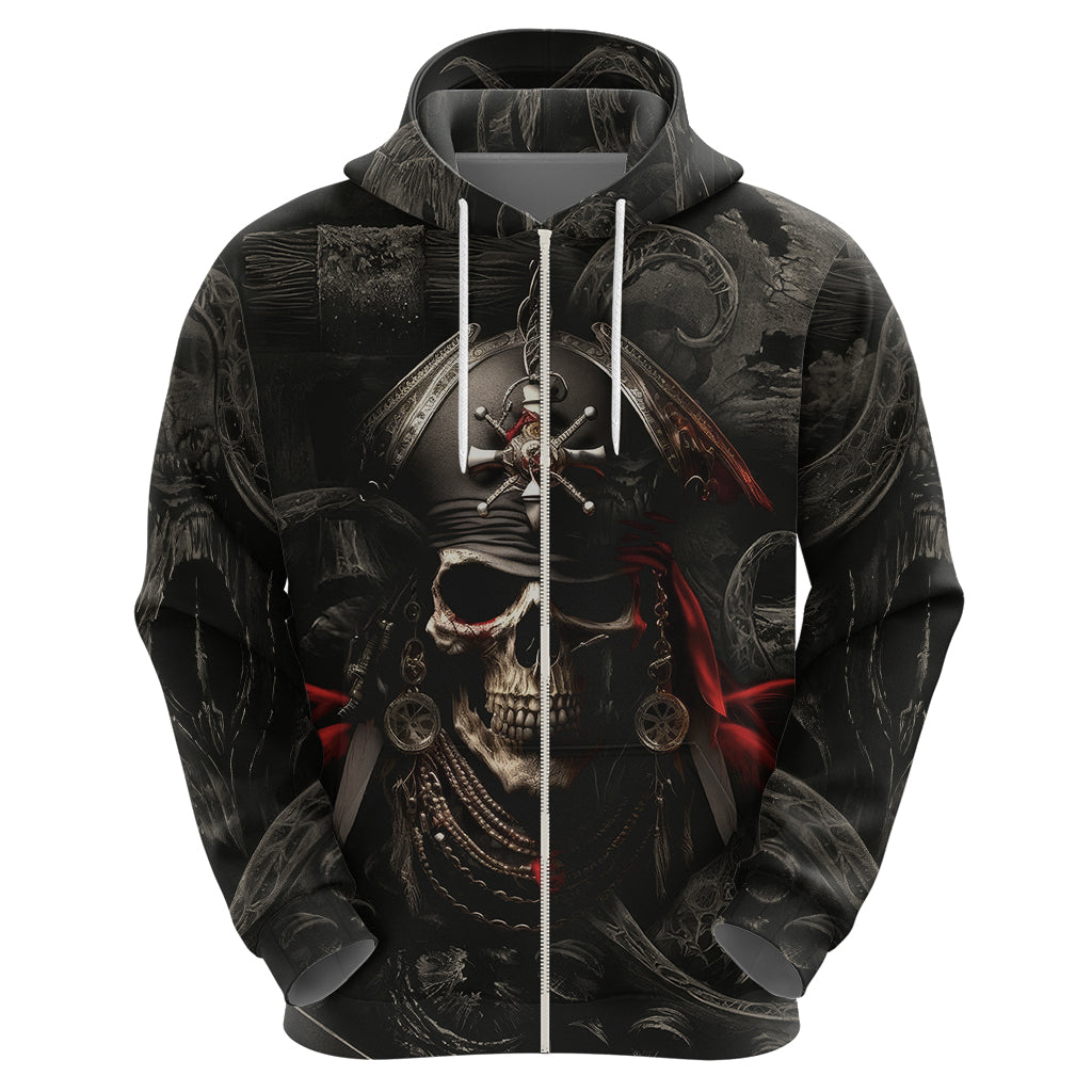 Work Like A Captain Play Like A Pirate Hoodie - Wonder Print Shop