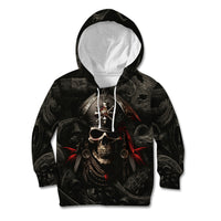 Work Like A Captain Play Like A Pirate Kid Hoodie - Wonder Print Shop