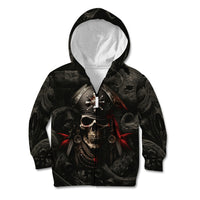Work Like A Captain Play Like A Pirate Kid Hoodie - Wonder Print Shop
