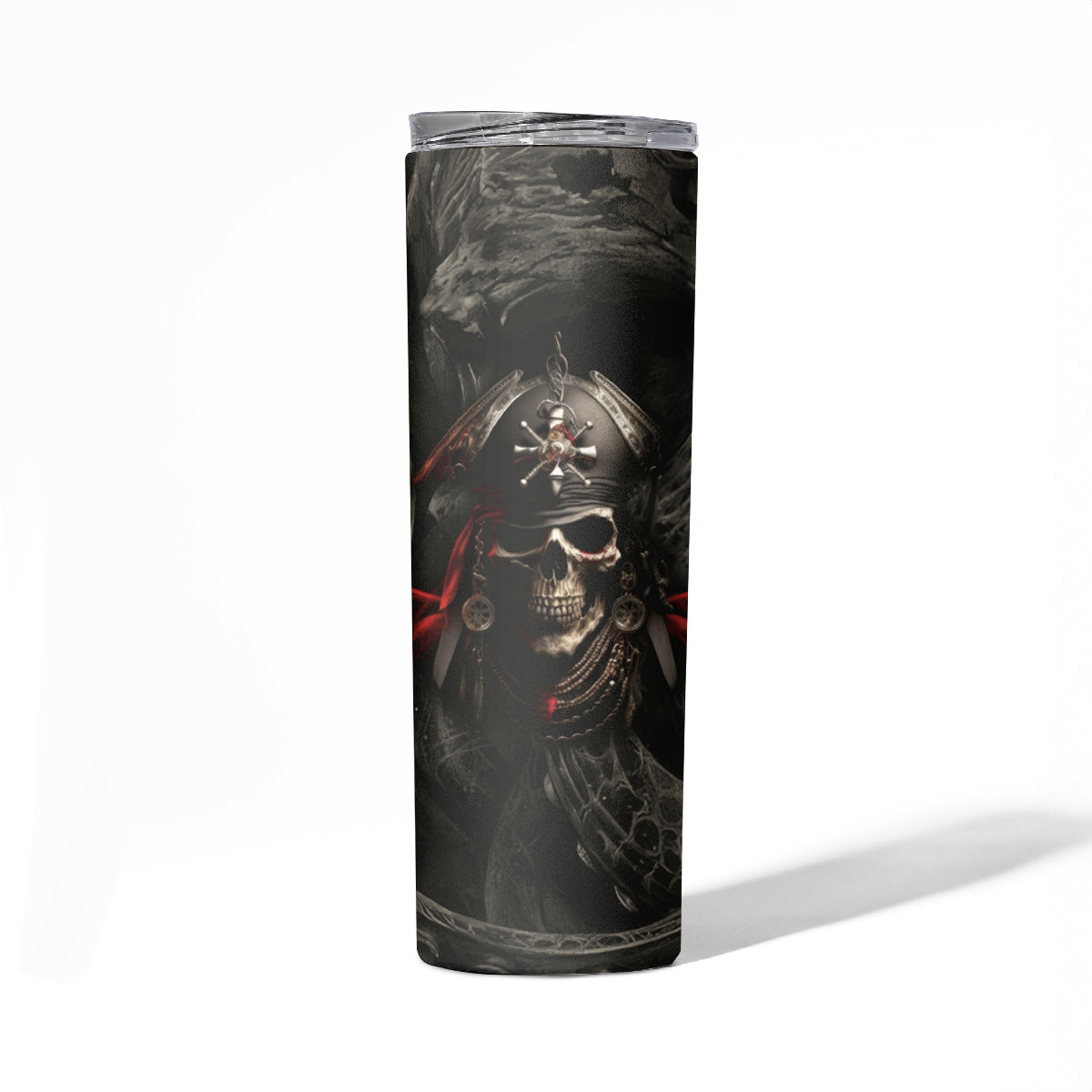 Work Like A Captain Play Like A Pirate Skinny Tumbler - Wonder Print Shop