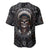 Skull Native American Warrior Baseball Jersey - Wonder Print Shop