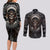 skull-native-american-warrior-couples-matching-long-sleeve-bodycon-dress-and-long-sleeve-button-shirts