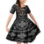 Skull Native American Warrior Family Matching Mermaid Dress and Hawaiian Shirt - Wonder Print Shop