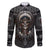 Skull Native American Warrior Family Matching Summer Maxi Dress and Hawaiian Shirt - Wonder Print Shop