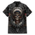 Skull Native American Warrior Family Matching Tank Maxi Dress and Hawaiian Shirt - Wonder Print Shop