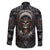 Skull Native American Warrior Family Matching Tank Maxi Dress and Hawaiian Shirt - Wonder Print Shop
