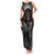 Skull Native American Warrior Family Matching Tank Maxi Dress and Hawaiian Shirt - Wonder Print Shop