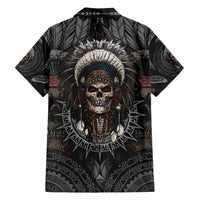 Skull Native American Warrior Hawaiian Shirt - Wonder Print Shop