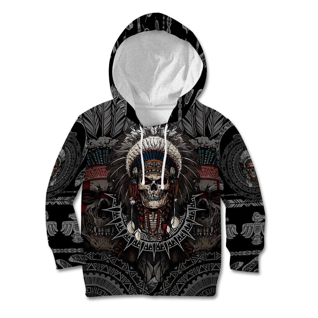 skull-native-american-warrior-kid-hoodie