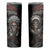 Skull Native American Warrior Skinny Tumbler