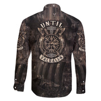 Until Valhalla Viking Family Matching Long Sleeve Bodycon Dress and Hawaiian Shirt - Wonder Print Shop