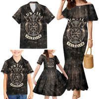 Until Valhalla Viking Family Matching Mermaid Dress and Hawaiian Shirt - Wonder Print Shop