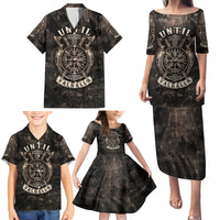 Until Valhalla Viking Family Matching Puletasi Dress and Hawaiian Shirt - Wonder Print Shop