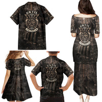 Until Valhalla Viking Family Matching Puletasi Dress and Hawaiian Shirt - Wonder Print Shop