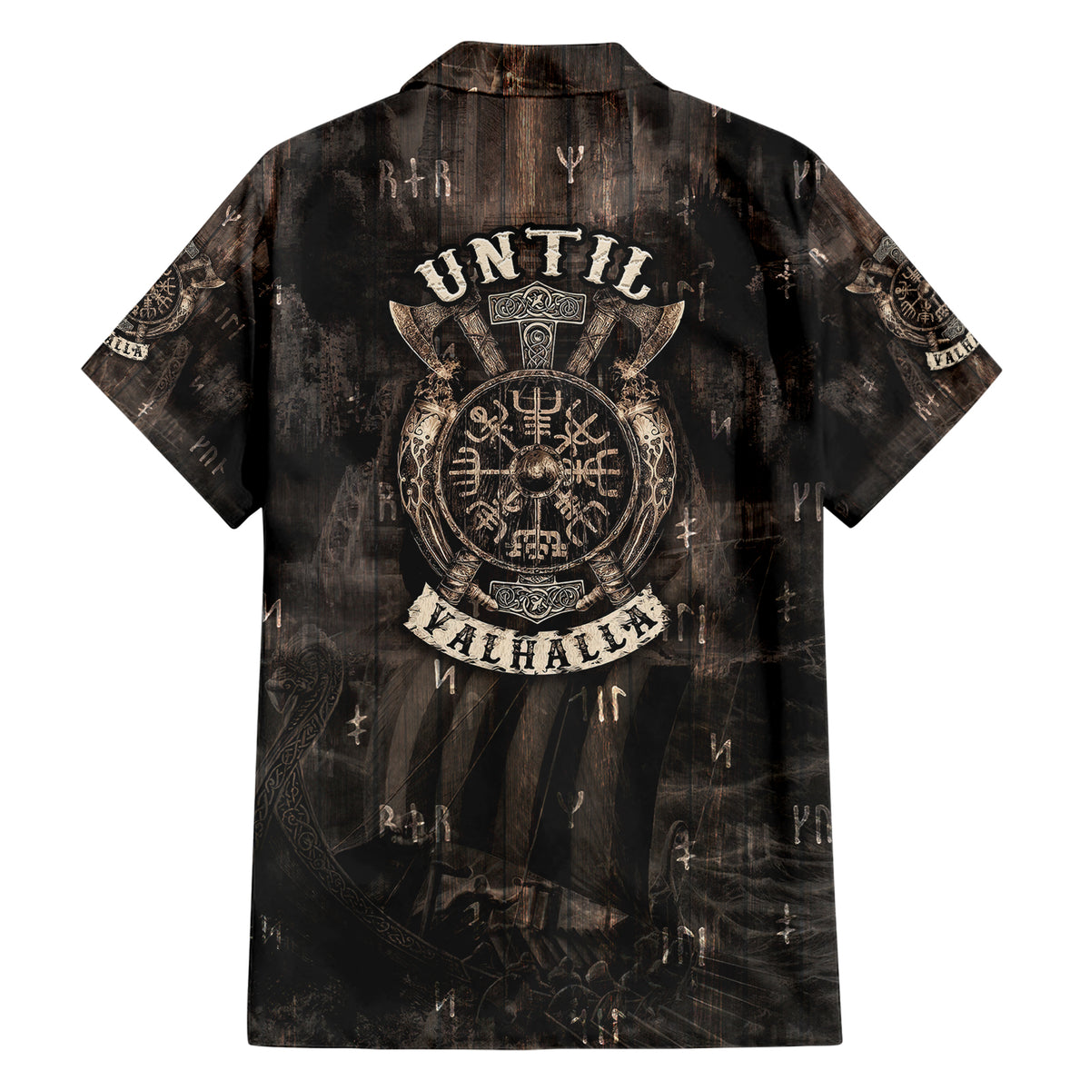 Until Valhalla Viking Hawaiian Shirt - Wonder Print Shop