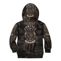 Until Valhalla Viking Kid Hoodie - Wonder Print Shop
