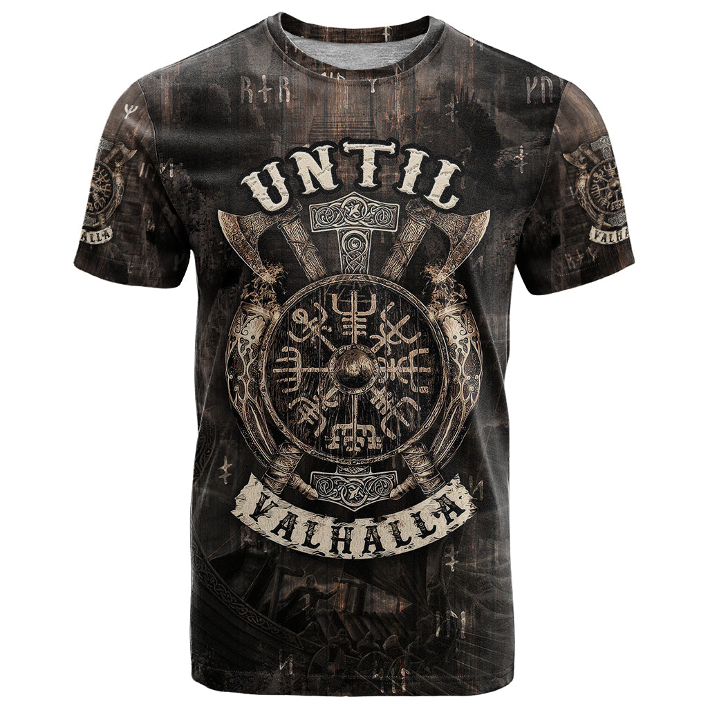 Until Valhalla Viking T Shirt - Wonder Print Shop