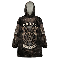 Until Valhalla Viking Wearable Blanket Hoodie - Wonder Print Shop