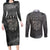 Fenir Viking Couples Matching Long Sleeve Bodycon Dress and Long Sleeve Button Shirts Better to be a Wolf of Odin - Wonder Print Shop
