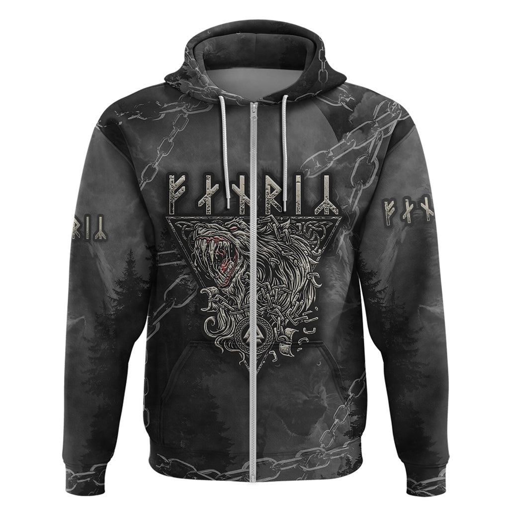 Fenir Viking Hoodie Better to be a Wolf of Odin - Wonder Print Shop