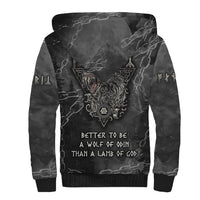 Fenir Viking Sherpa Hoodie Better to be a Wolf of Odin - Wonder Print Shop