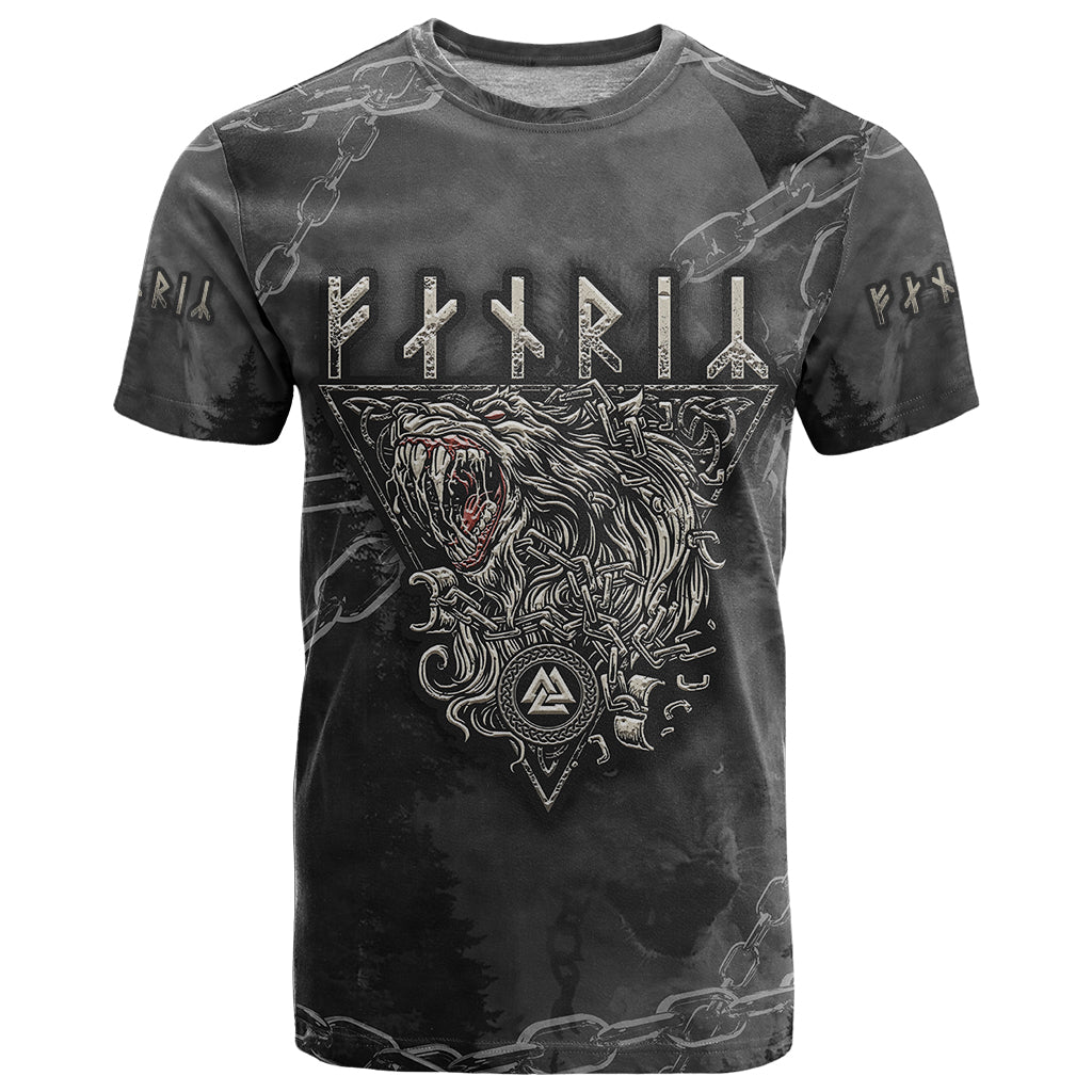 Fenir Viking T Shirt Better to be a Wolf of Odin - Wonder Print Shop
