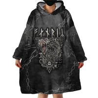 Fenir Viking Wearable Blanket Hoodie Better to be a Wolf of Odin - Wonder Print Shop