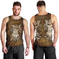 Odin Viking Men Tank Top Valknut, Ravens, and Enchanted Forest - Wonder Print Shop