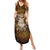 Odin Viking Summer Maxi Dress Valknut, Ravens, and Enchanted Forest - Wonder Print Shop
