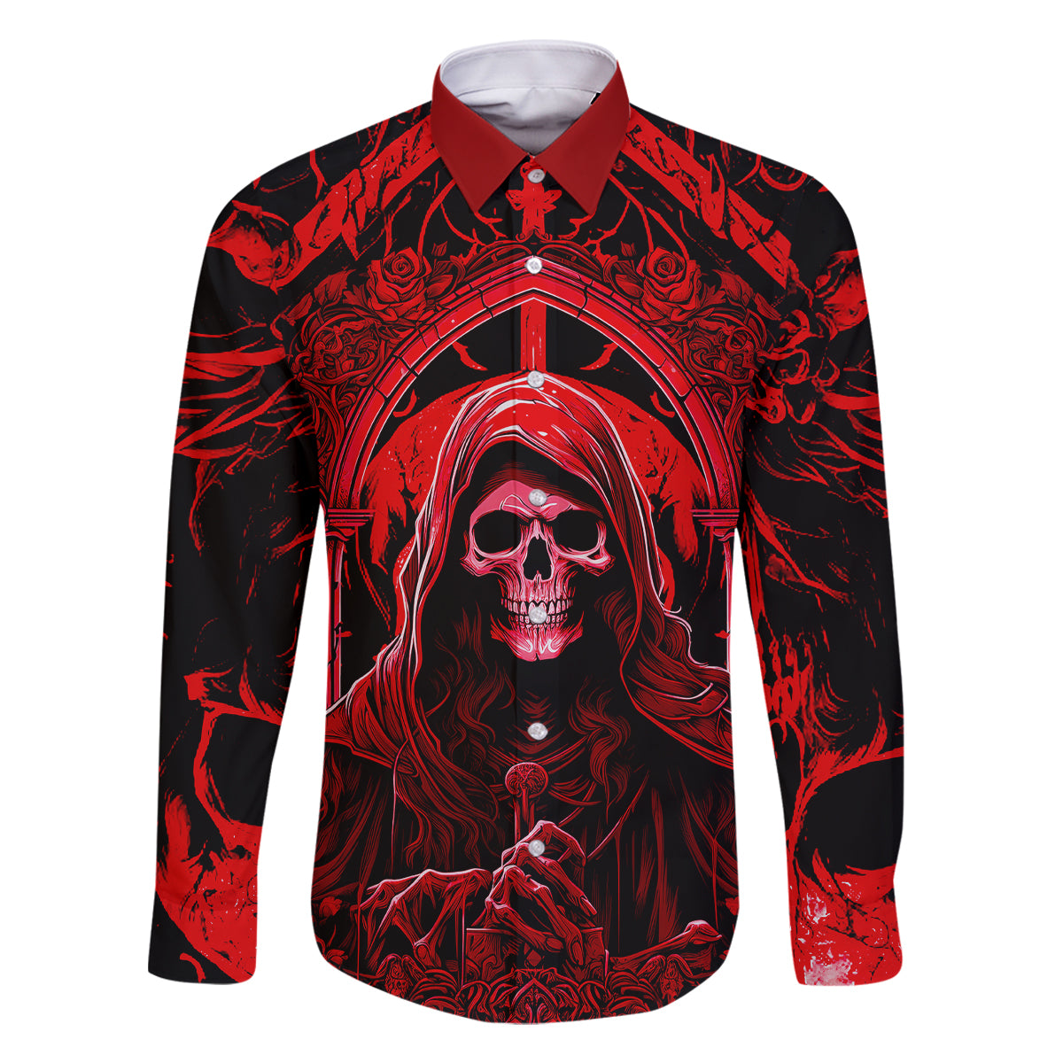 The Older We Get The Less Life In Prison Is A Deterrent Family Matching Off Shoulder Long Sleeve Dress and Hawaiian Shirt - Wonder Print Shop