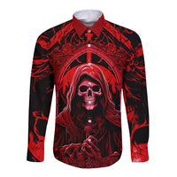 The Older We Get The Less Life In Prison Is A Deterrent Long Sleeve Button Shirt - Wonder Print Shop