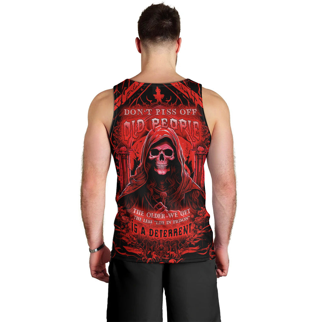 The Older We Get The Less Life In Prison Is A Deterrent Men Tank Top - Wonder Print Shop