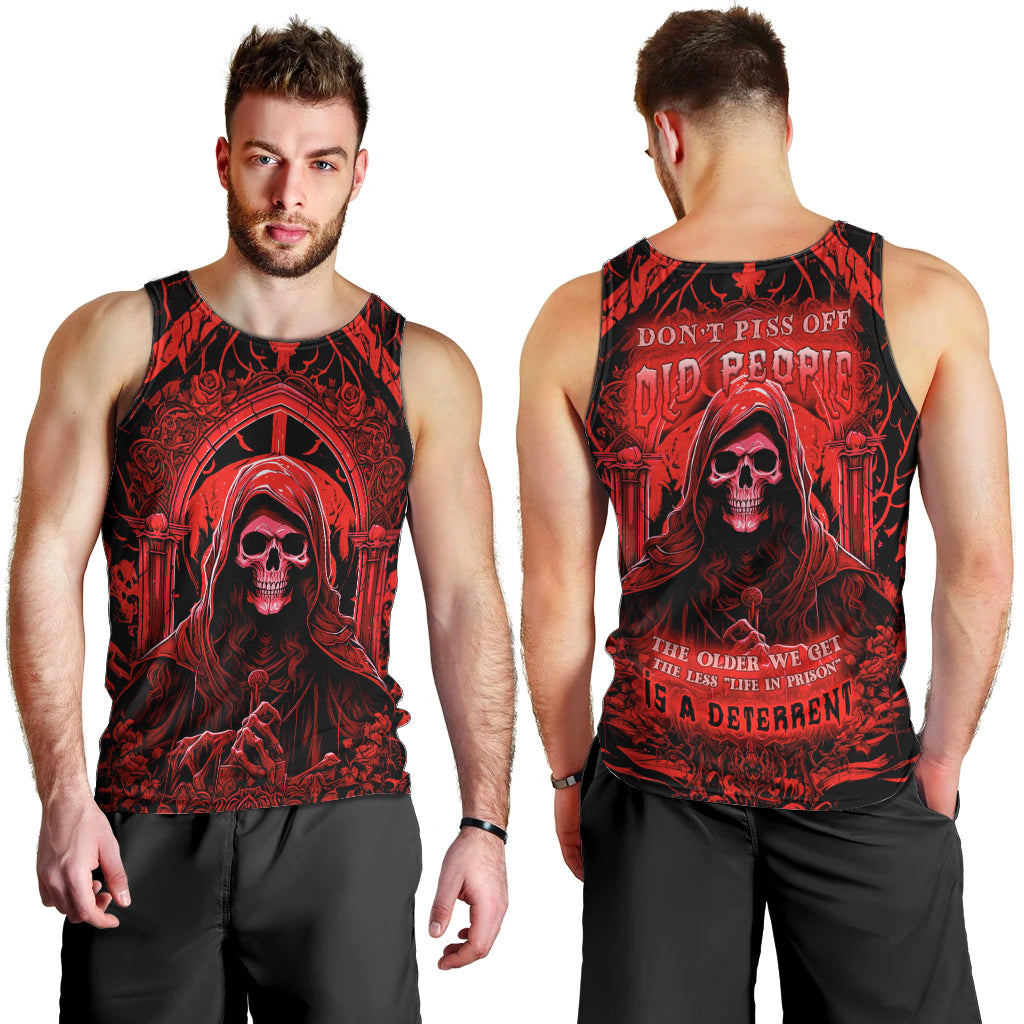 The Older We Get The Less Life In Prison Is A Deterrent Men Tank Top - Wonder Print Shop