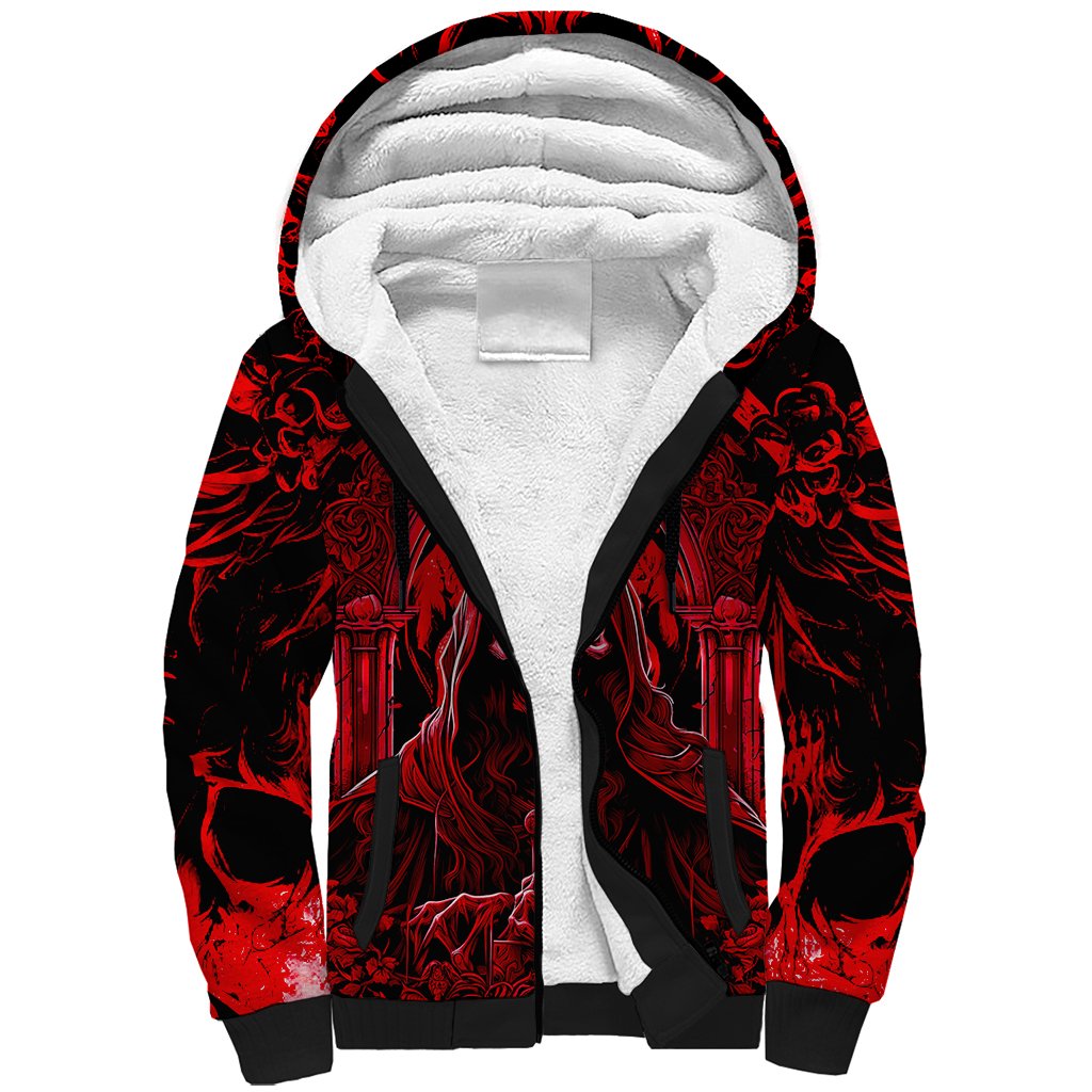 The Older We Get The Less Life In Prison Is A Deterrent Sherpa Hoodie - Wonder Print Shop