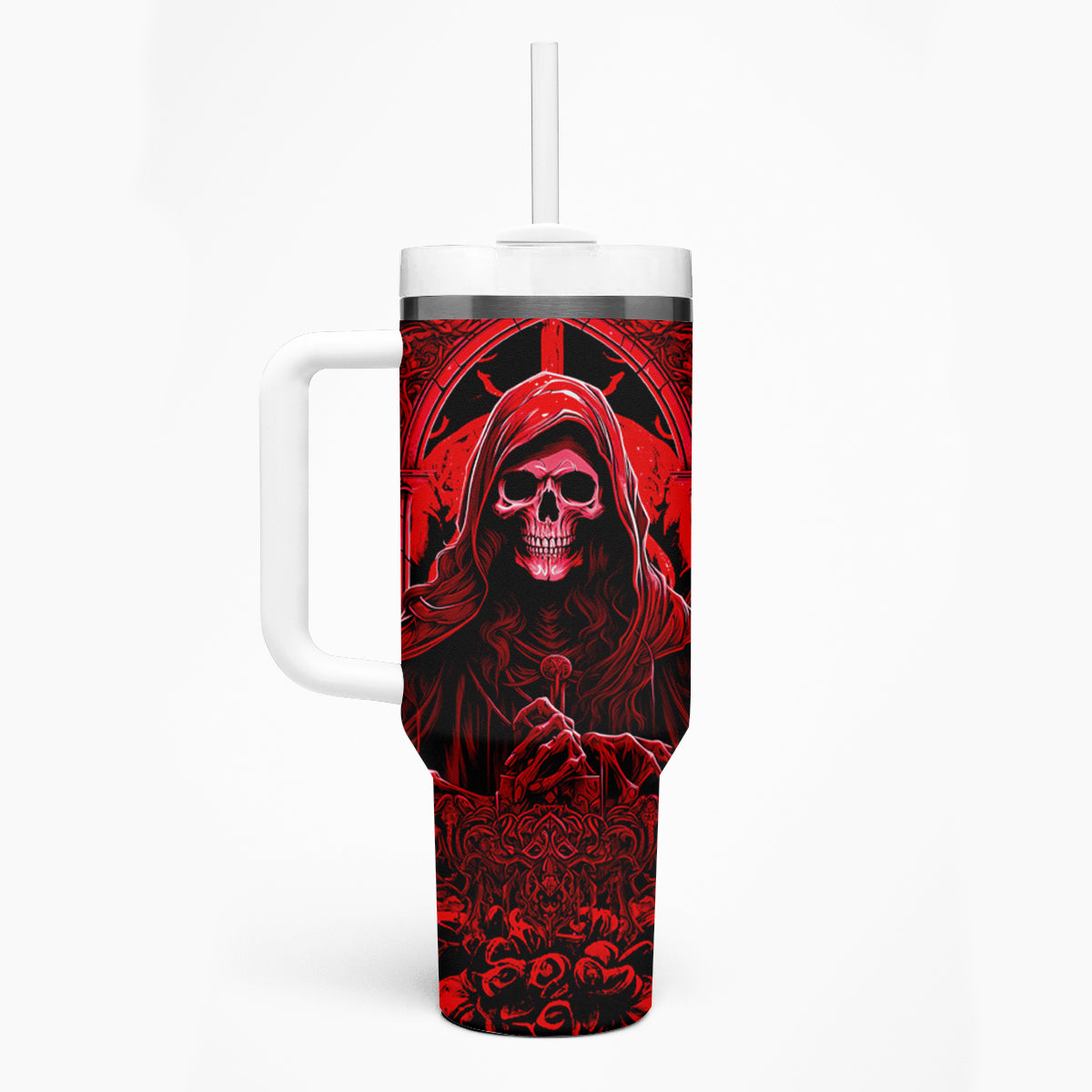The Older We Get The Less Life In Prison Is A Deterrent Tumbler With Handle - Wonder Print Shop