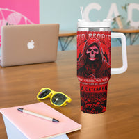The Older We Get The Less Life In Prison Is A Deterrent Tumbler With Handle - Wonder Print Shop
