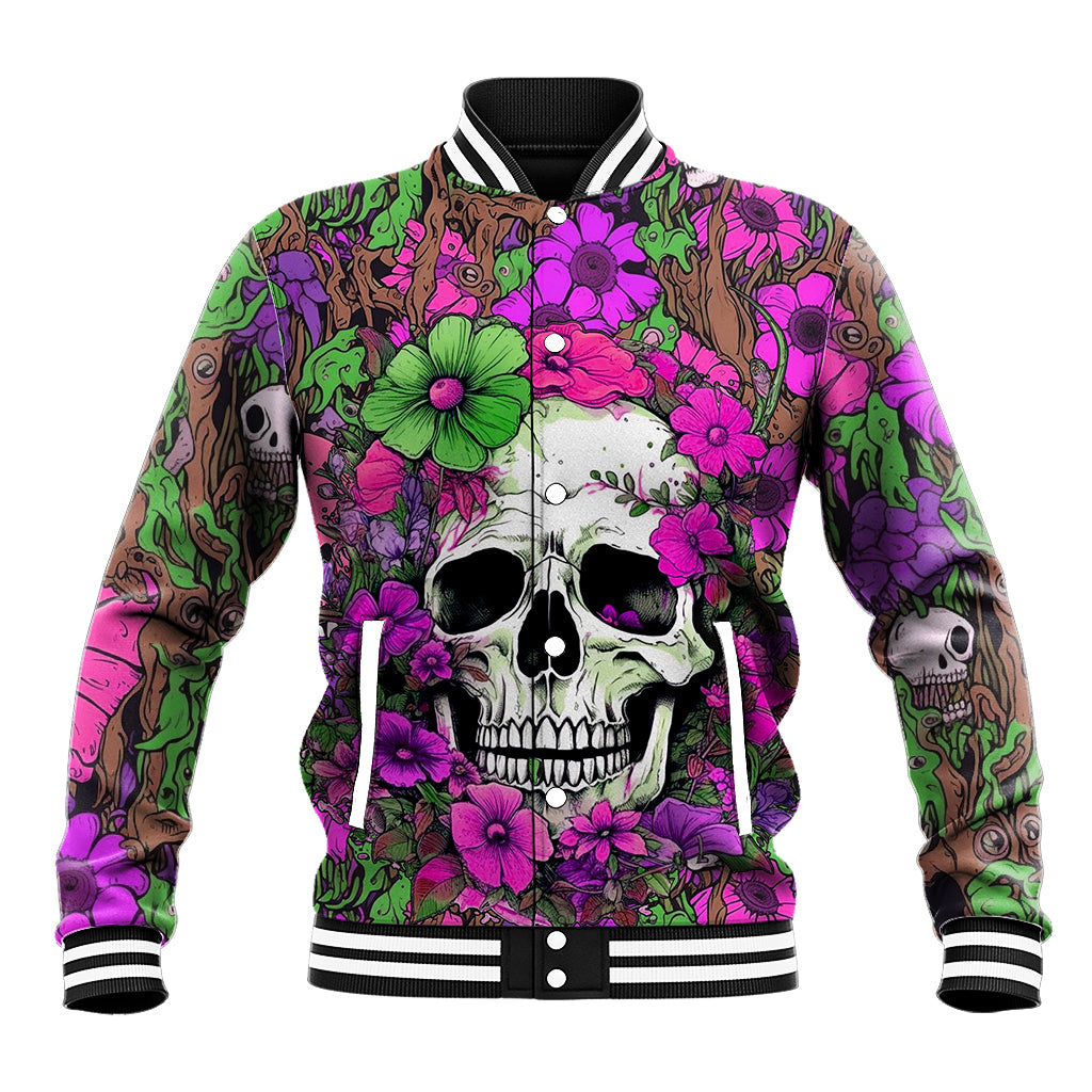 I Have A Good Heart But Bless This Mouth Baseball Jacket - Wonder Print Shop