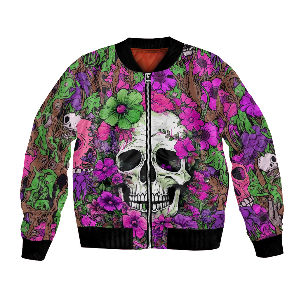 I Have A Good Heart But Bless This Mouth Bomber Jacket - Wonder Print Shop